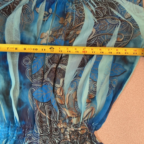 Amore Couture - women’s peasant blouse. Size L - Picture 6 of 8